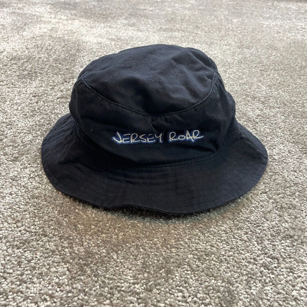 Big X Bucket Hat Adult One size Navy Blue Jersey Road Embroidered Logo Cotton